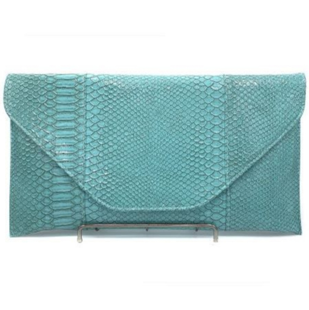 Classic 70s Python Clutch or Tablet Case - Picture 9 of 15